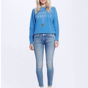 Mother Denim Looker Ankle in After All These Years